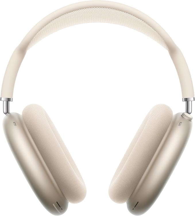 AirPods Max™ 2 – Wireless Over-Ear Headphones with Bluetooth 5.0, Active Noise Cancellation, Spatial Audio, 20H Battery Life, Fast Charging via USB-C, On-Device Controls, Built-in Mic | iOS & Android Compatible | Free Buds | 1 year Warranty